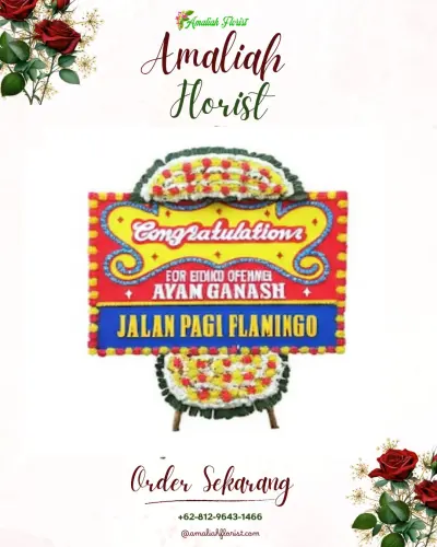 Bunga Papan Congratulation di Figur